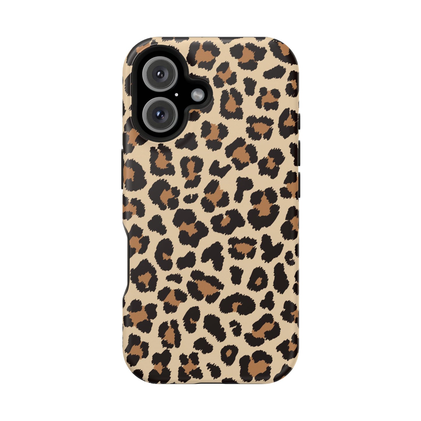 Wild Leopard Print Tough MagSafe iPhone Case – Bold Animal Pattern Design with Dual-Layer Protection