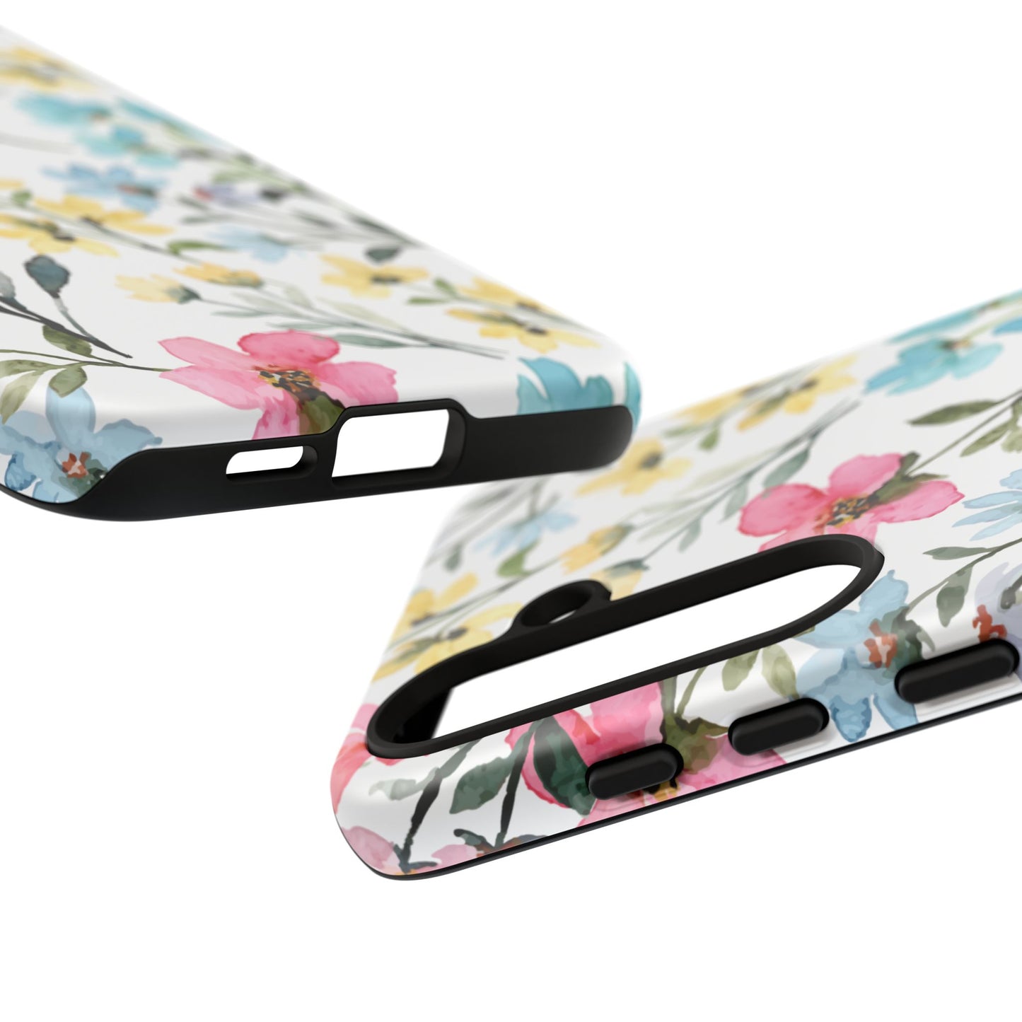 Watercolor Floral Bliss – Samsung Galaxy Case with Pastel Flower Design