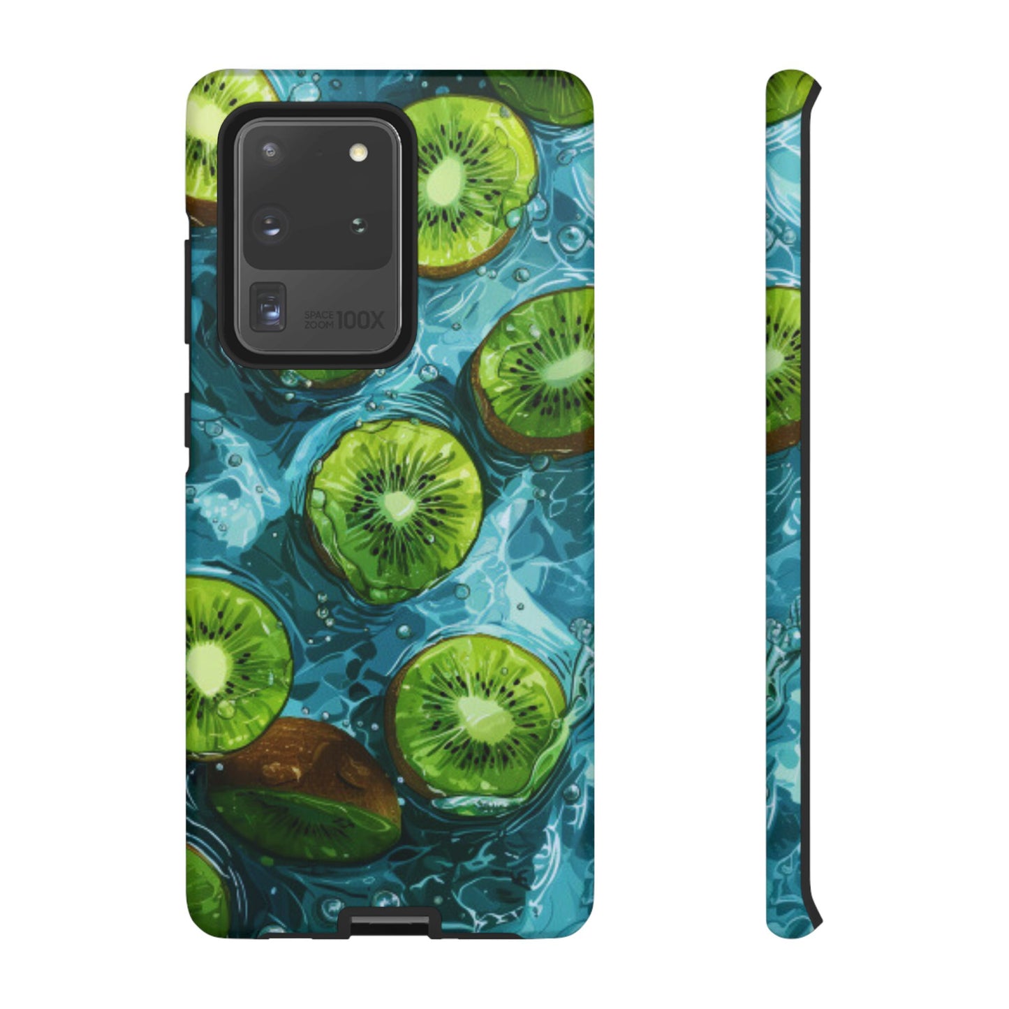 Tropical Kiwi Splash Samsung Galaxy  Case – Tough Dual-Layer, Vibrant Summer Design