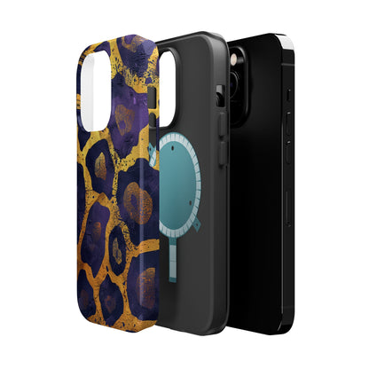 Regal Amethyst Leopard iPhone Case