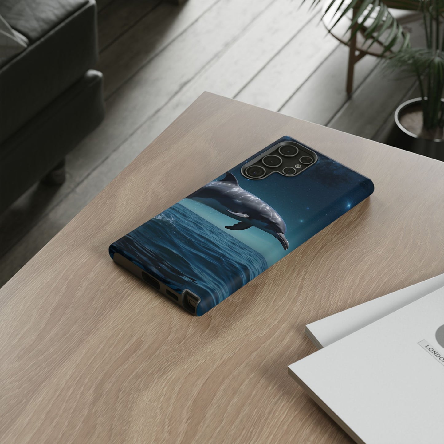 Midnight Ocean Dolphin - Samsung Galaxy Case
