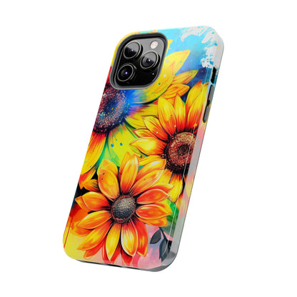 Vibrant Sunflower Splash - iPhone Series Case