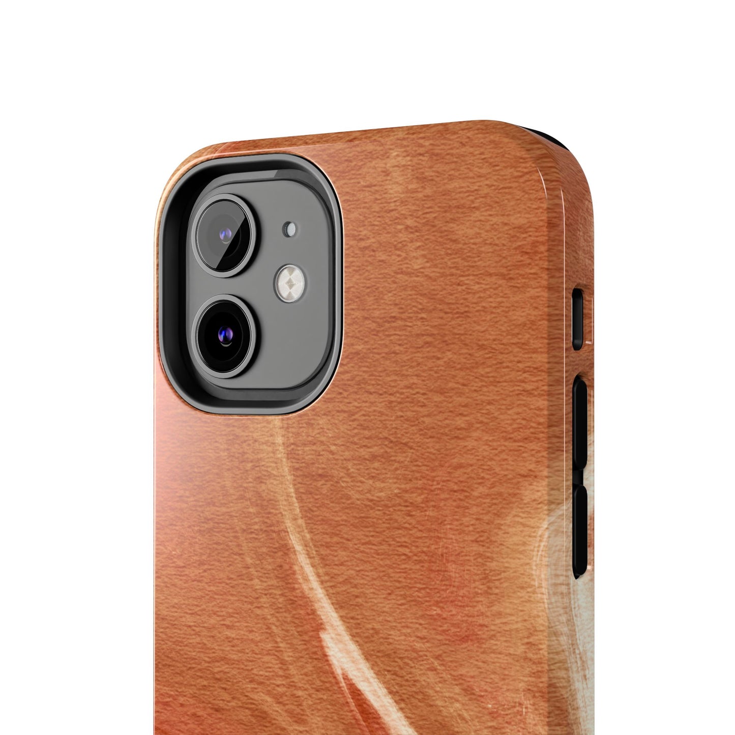 Earthy Terracotta Swirl MagSafe iPhone Case – Elegant Design with Magnetic Precision