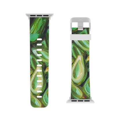 Glossy Avocado Apple Watch Band