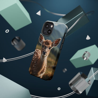 Gentle Fawn in Mountain Meadows MagSafe iPhone Case