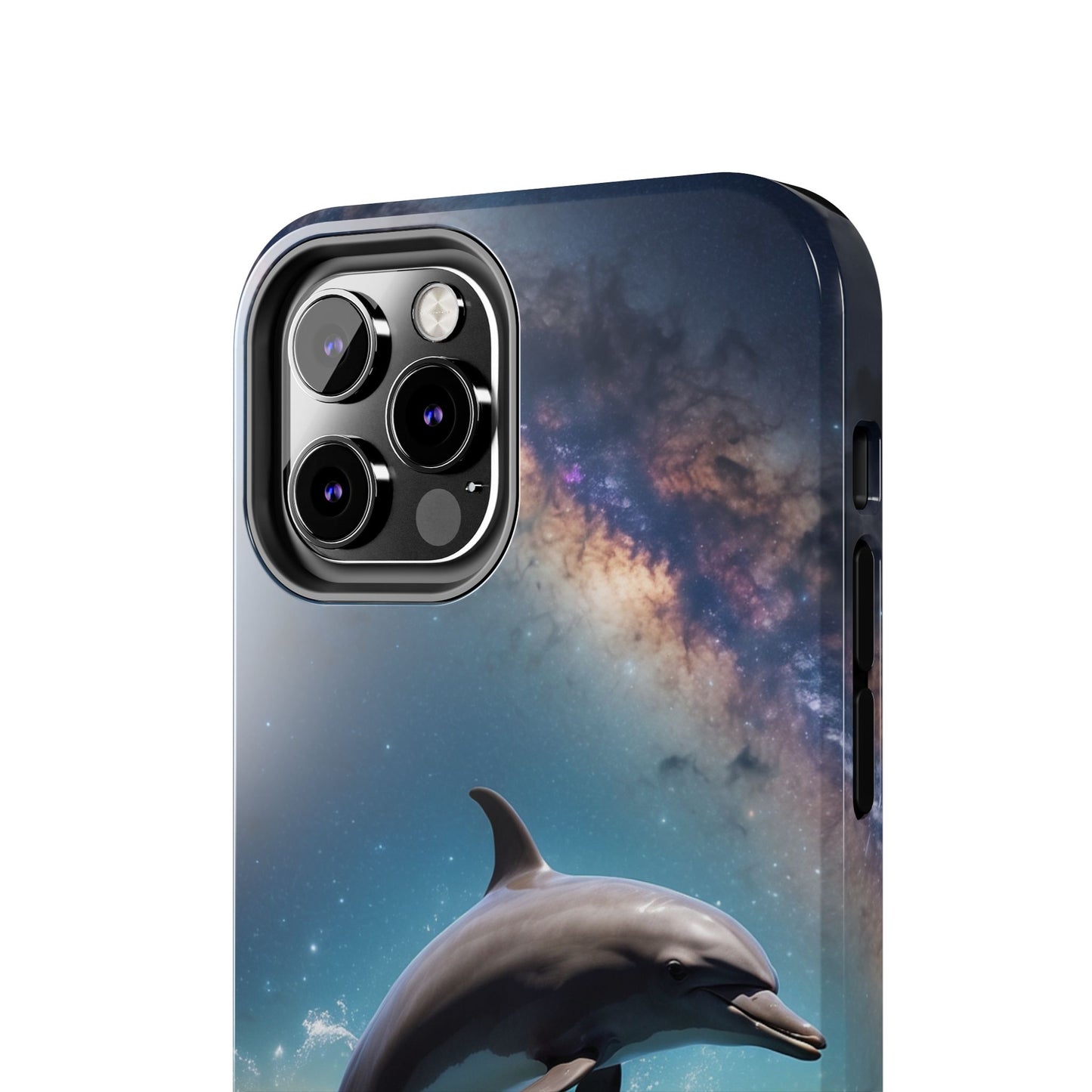 Dolphin Galaxy Splash - iPhone Case