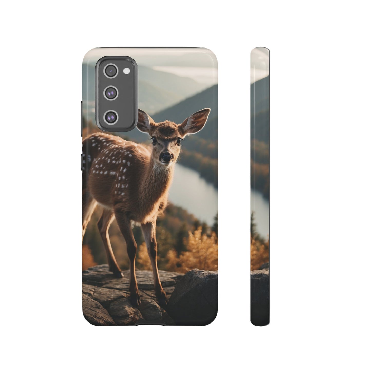 Whimsical Fawn in a Sunlit Forest iPhone Case