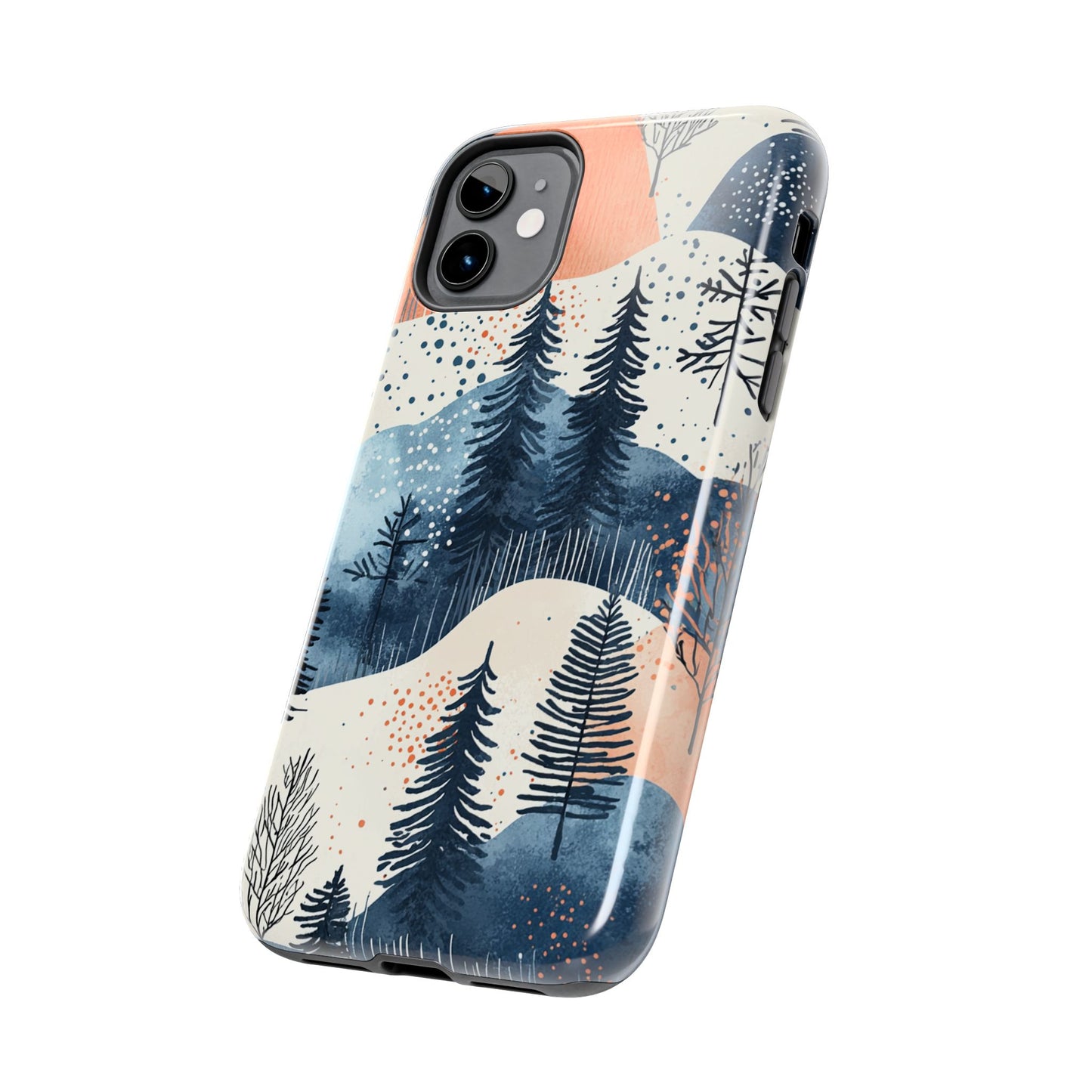 Winter Forest Samsung Galaxy Case | Watercolor Pine Trees