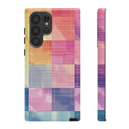 Pastel Panache Watercolor Plaid Case