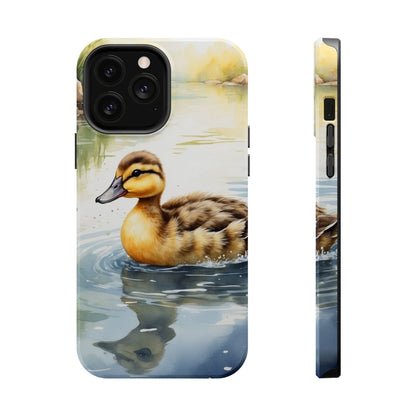 Graceful Duck Reflection – MagSafe iPhone Case