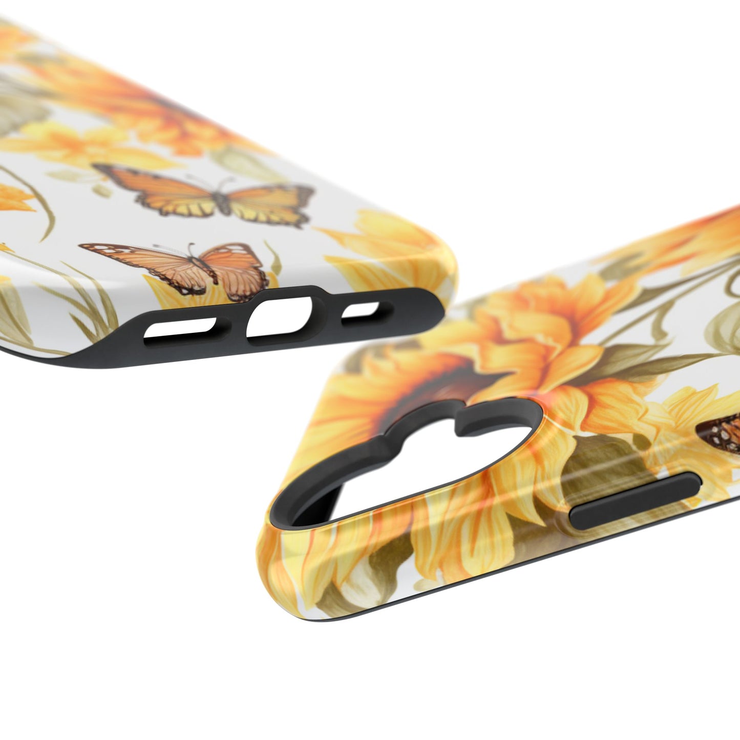 Sunflower & Butterfly Bliss - MagSafe iPhone Series Case