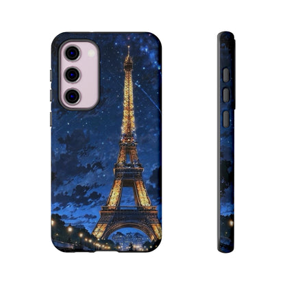 Samsung Galaxy Case - Eiffel Tower Under Starlit Sky Design