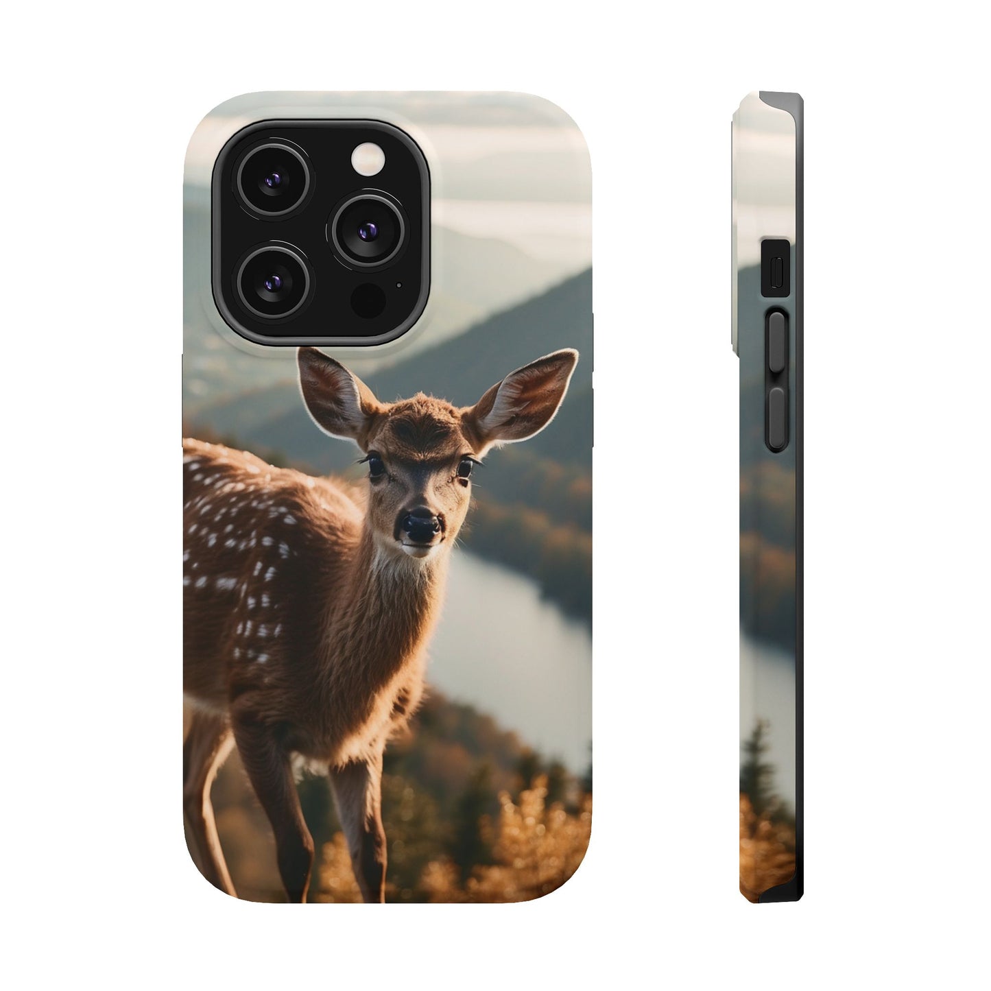 Whimsical Fawn in a Sunlit Forest MagSafe iPhone Case