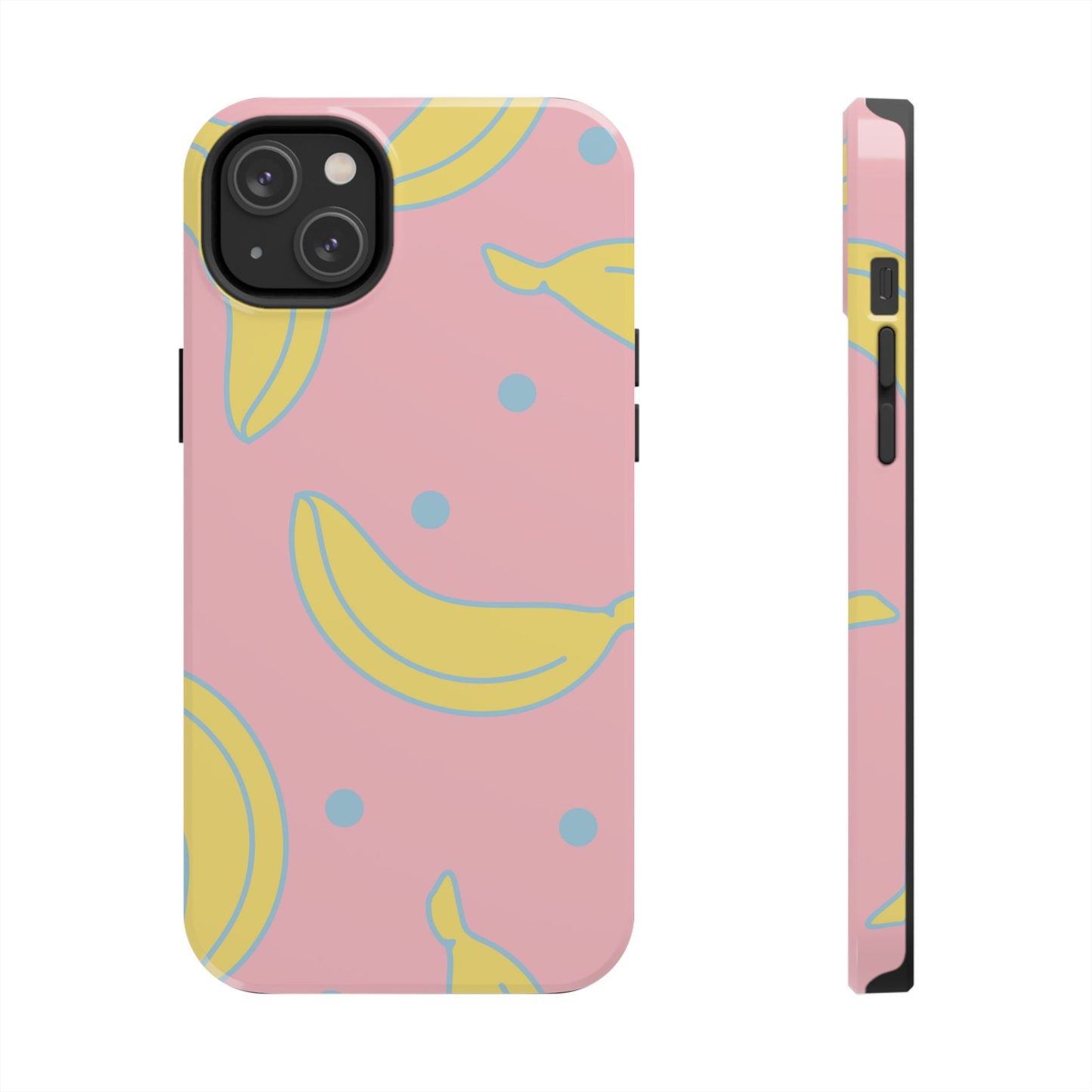 Pink Banana Pop iPhone Case – Cute Pastel Design with Fun Retro Vibe