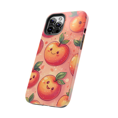 Cute Kawaii Peach iPhone Case – Durable Matte Finish, Slim & Lightweight Design - BOGO Cases