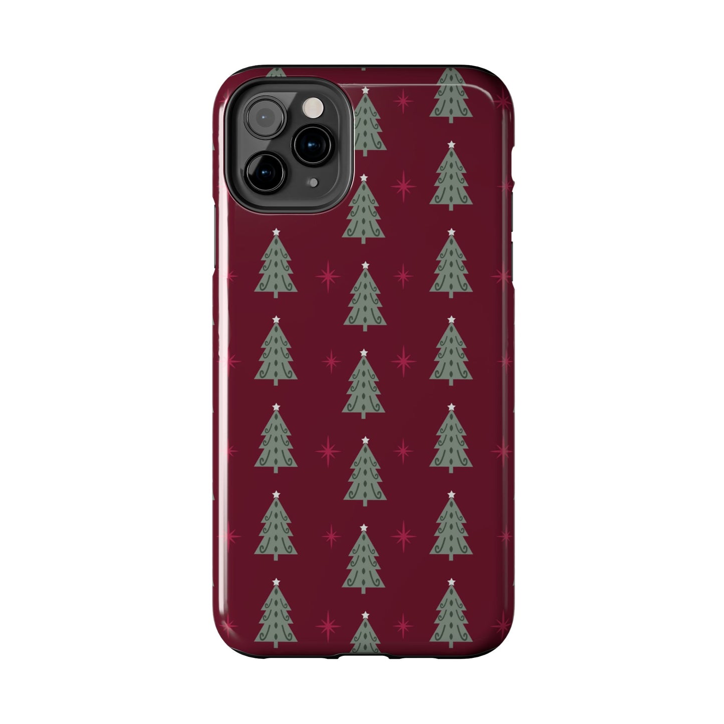 Retro Christmas Tree Pattern – iPhone Series Case