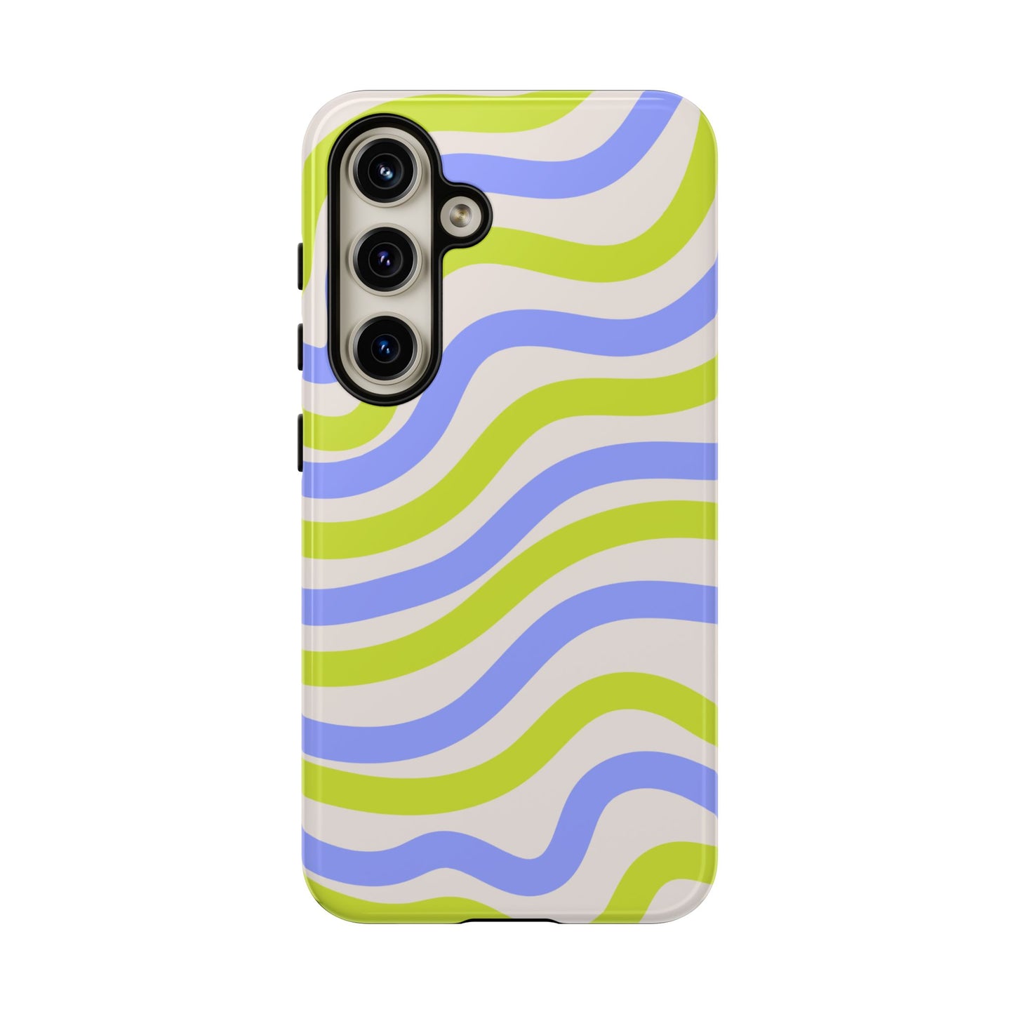 Neon Wave Samsung Galaxy Case – Bold Dual-Layer Protection with 70s-Inspired Vibe