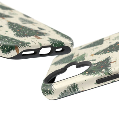 Festive Christmas Tree Forest Pattern – MagSafe iPhone Series Case