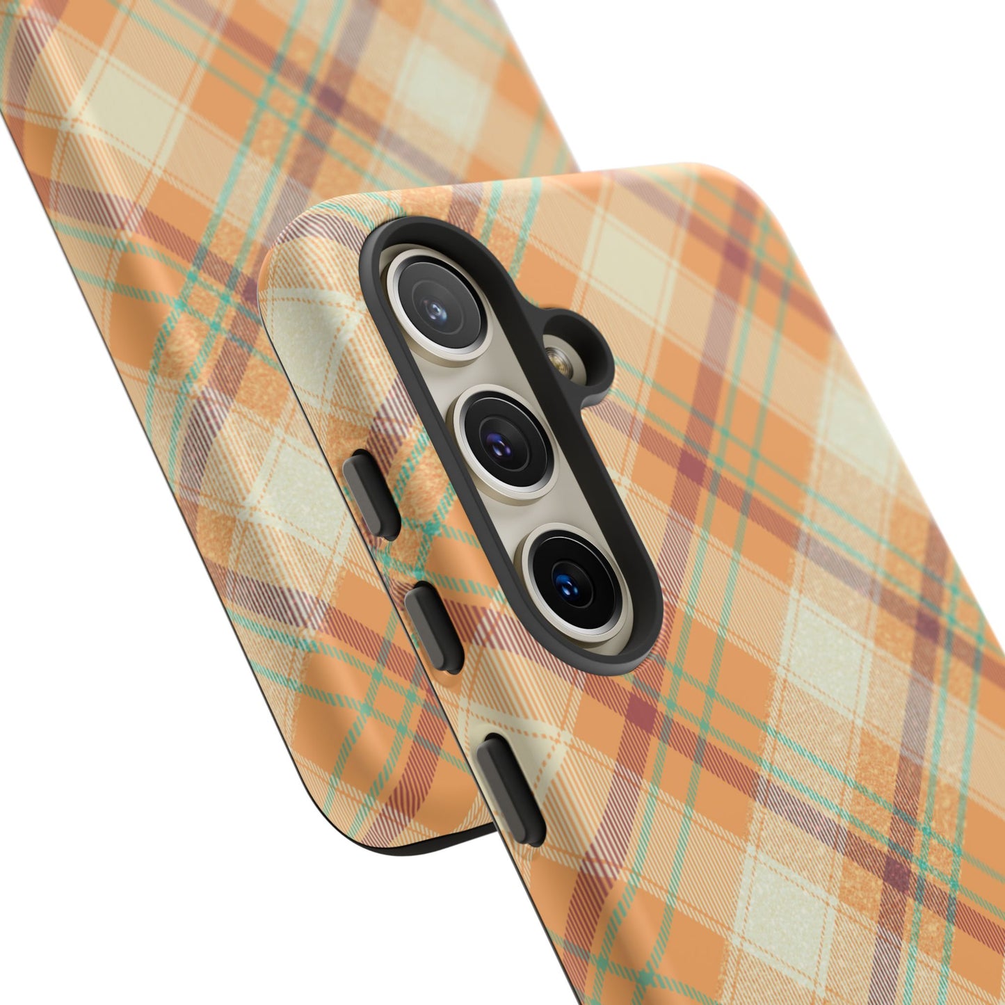 Samsung Galaxy Case - Warm Autumn Plaid Design