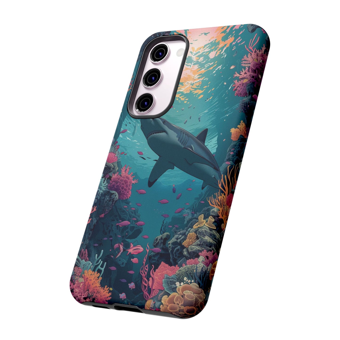 Ocean Shark Coral Reef iPhone Case