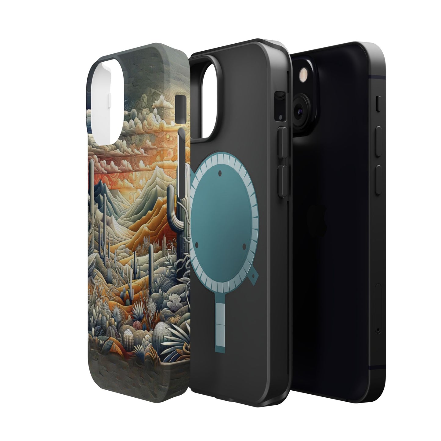 Rugged Elegance Cactus iPhone Case