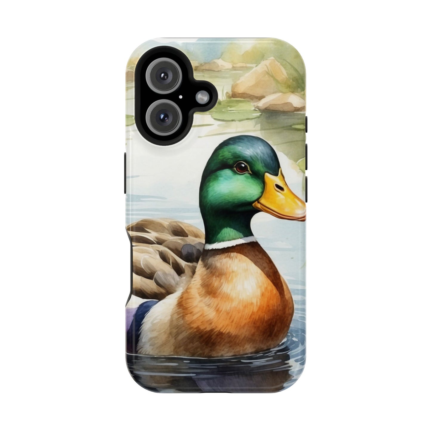 Serene Duck Reflection - MagSafe iPhone Case