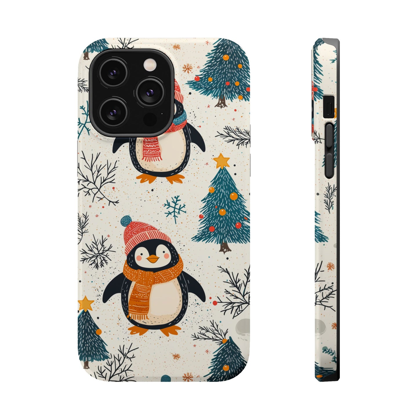 Snowy Christmas Cheer MagSafe iPhone Case