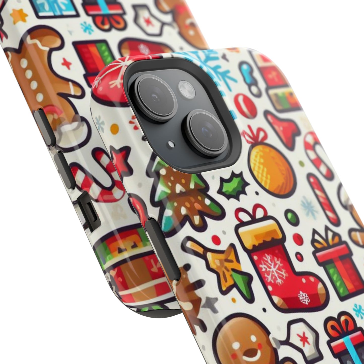 Festive Christmas Icons Pattern – MagSafe iPhone Series Case