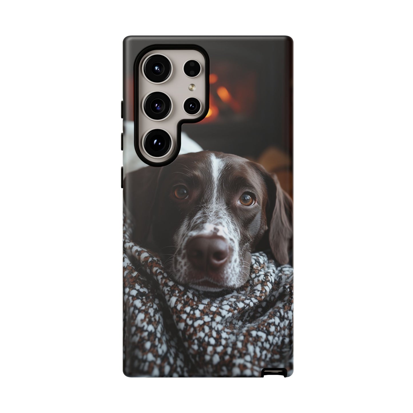 Relaxed German Shorthaired Pointer Samsung Galaxy Case – Rustic Charm Protective Cover