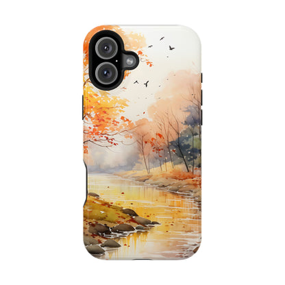 Autumn River Serenity – MagSafe iPhone Case