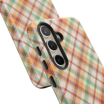 Samsung Galaxy Case - Autumn Harvest Plaid Design