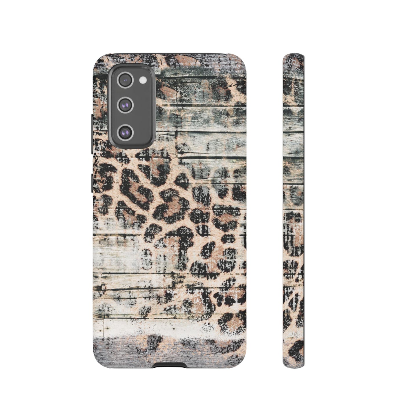 Rustic Leopard Wood Print - iPhone Series Case