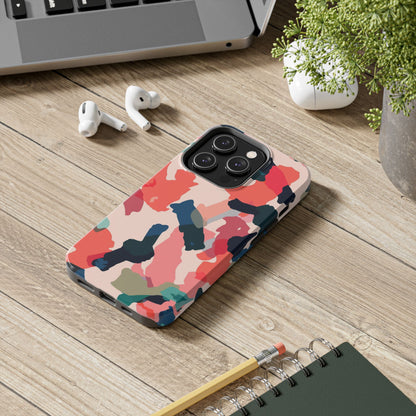 Modern Earthy Camo Abstract – iPhone Case