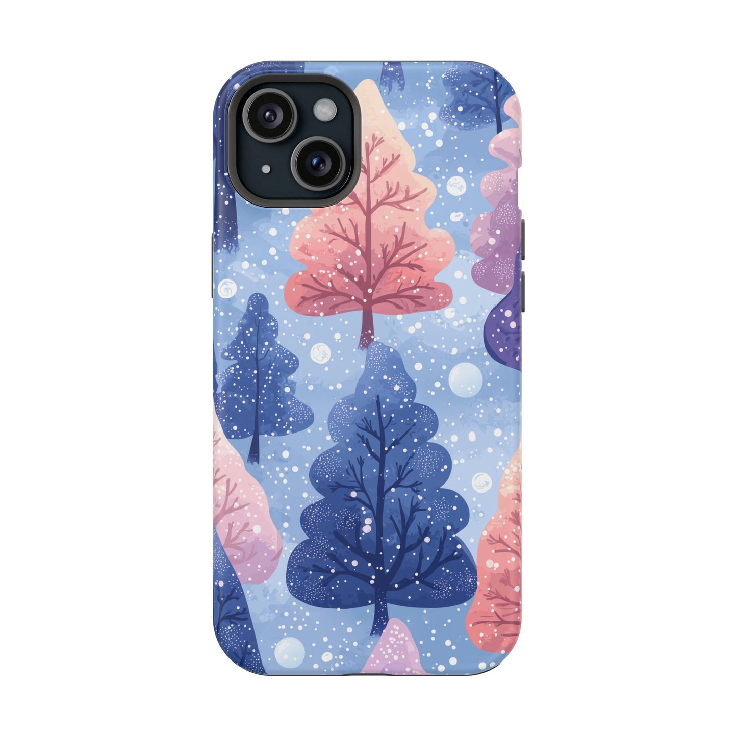 Pink & Purple Winter Wonderland - MagSafe iPhone Series Case