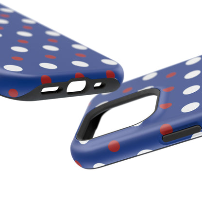 Patriotic Polka Dots – MagSafe iPhone Case