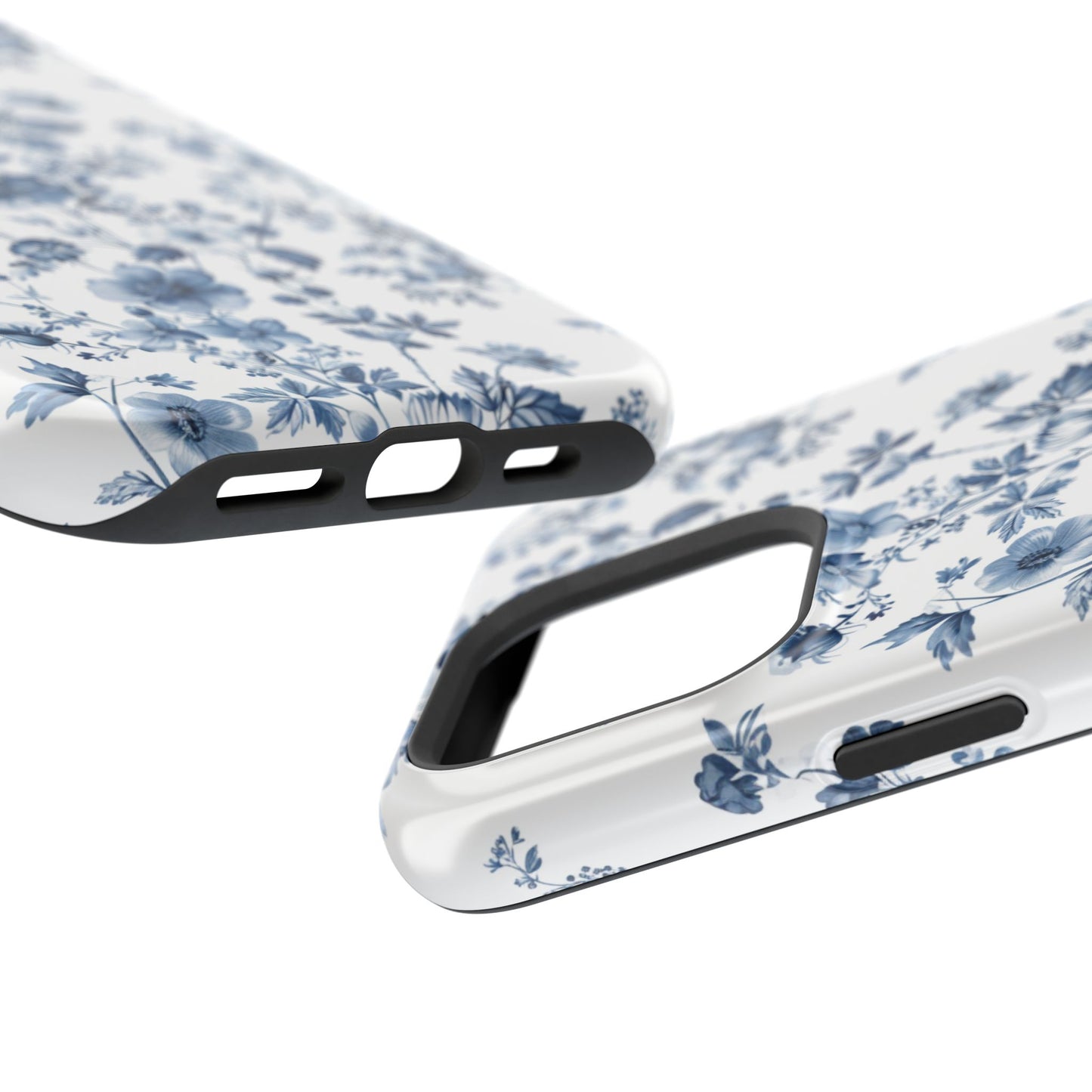 Enchanted Garden Blue Toile iPhone Case