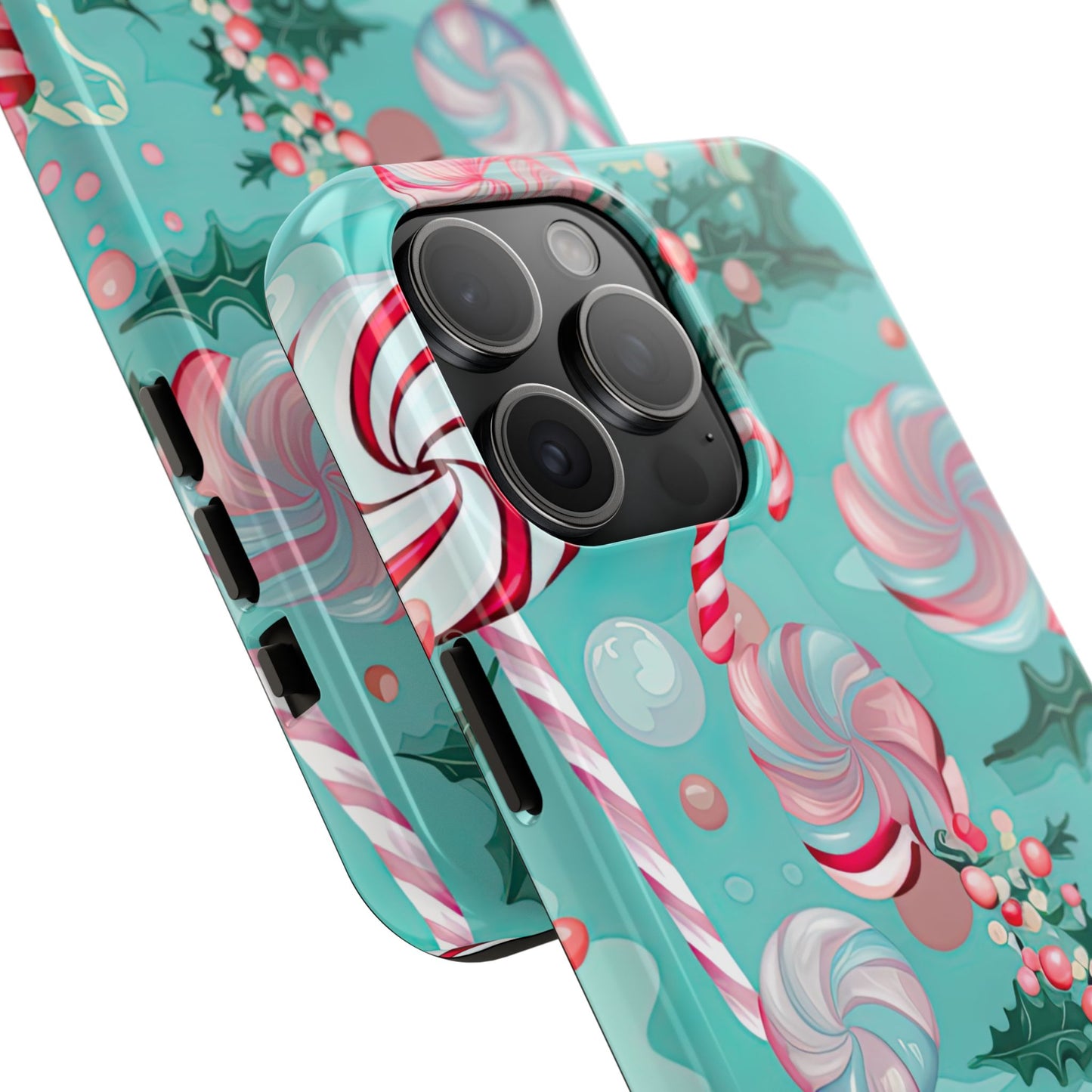 Candy Cane & Peppermint Holiday Delight – iPhone Series Case