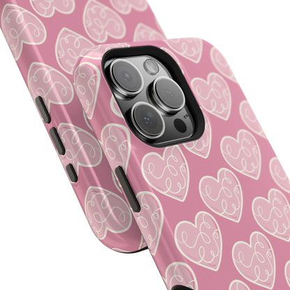 Soft Pink Hearts – MagSafe Case