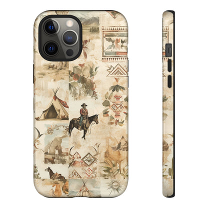 Western Collage Case | Vintage Country Aesthetic