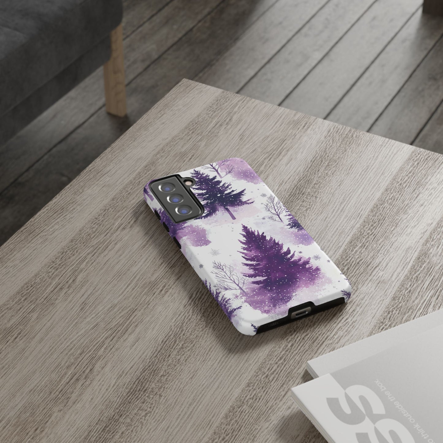 Purple Snowy Forest - Samsung Galaxy Series Case