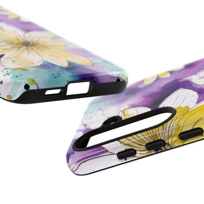 Abstract Floral Watercolor Splash - Samsung Galaxy Series Case