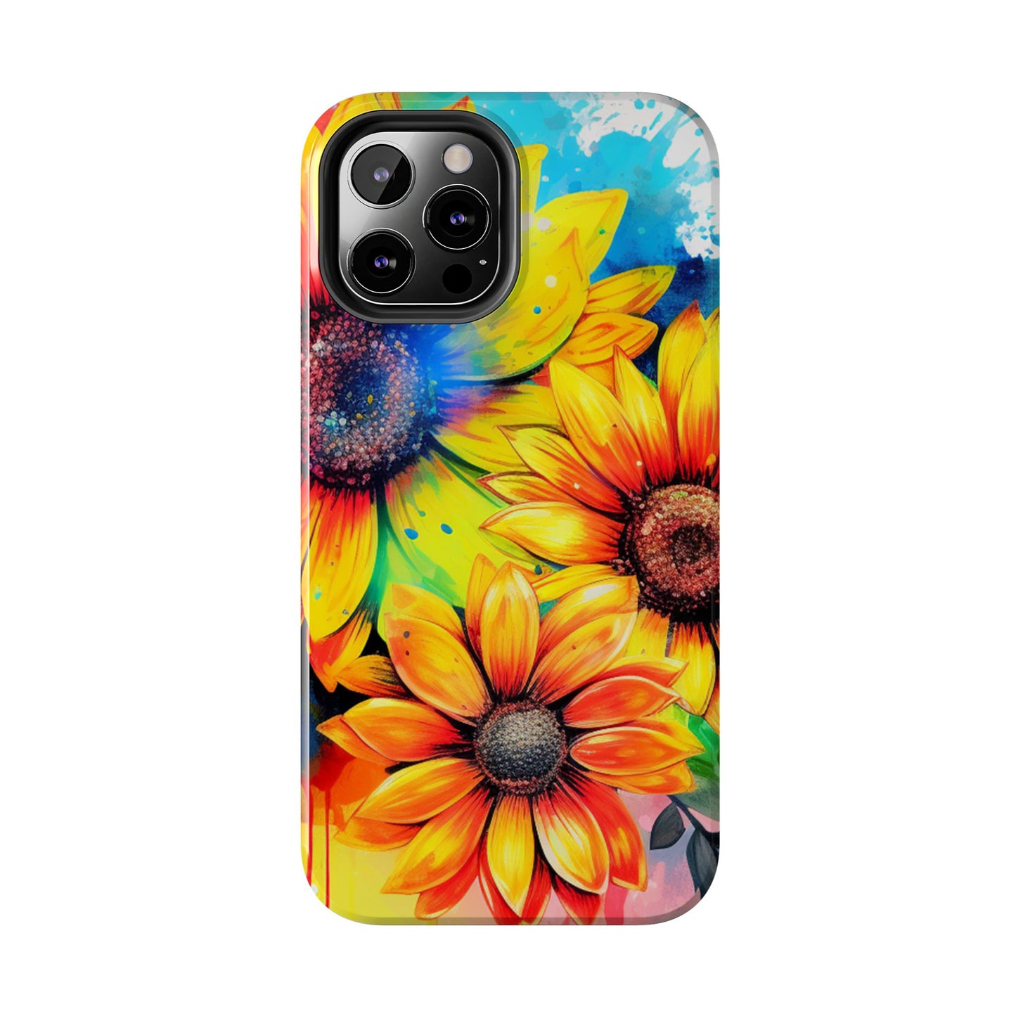 Vibrant Sunflower Splash - iPhone Series Case