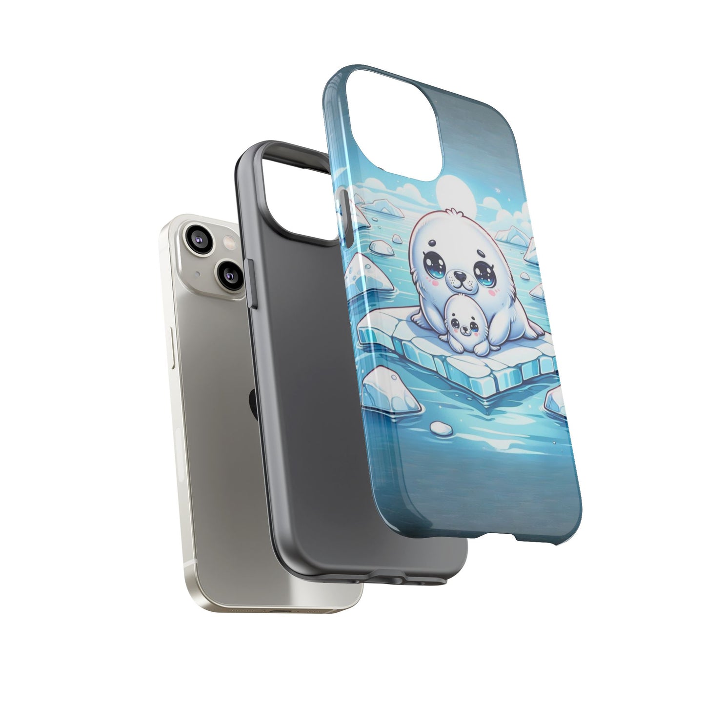 Arctic Embrace Seal iPhone Case