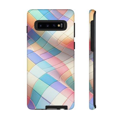 Pastel Prism Plaid iPhone Case