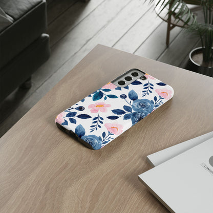 Pastel Garden Charm – Samsung Galaxy Case with Delicate Floral Design