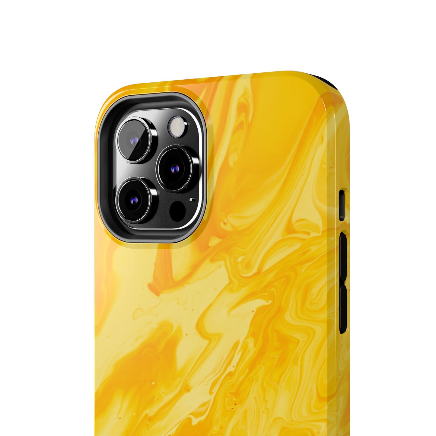 Luxe Yellow Marble iPhone Case – Stunning Golden Marble Texture