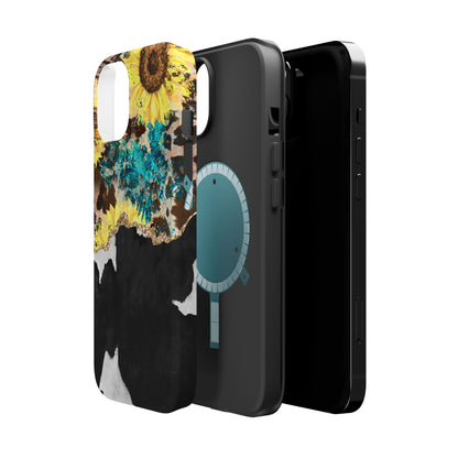 Rustic Sunflower Leopard Glam - MagSafe iPhone Series Case