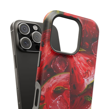 Juicy Watermelon MagSafe iPhone Case – Refreshing Summer Vibes, Dual-Layer Protection