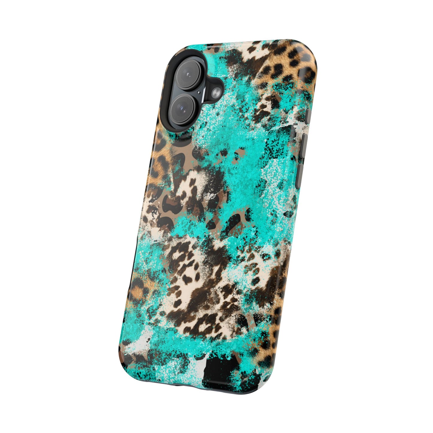 Aqua Splash Leopard - MagSafe iPhone Series Case