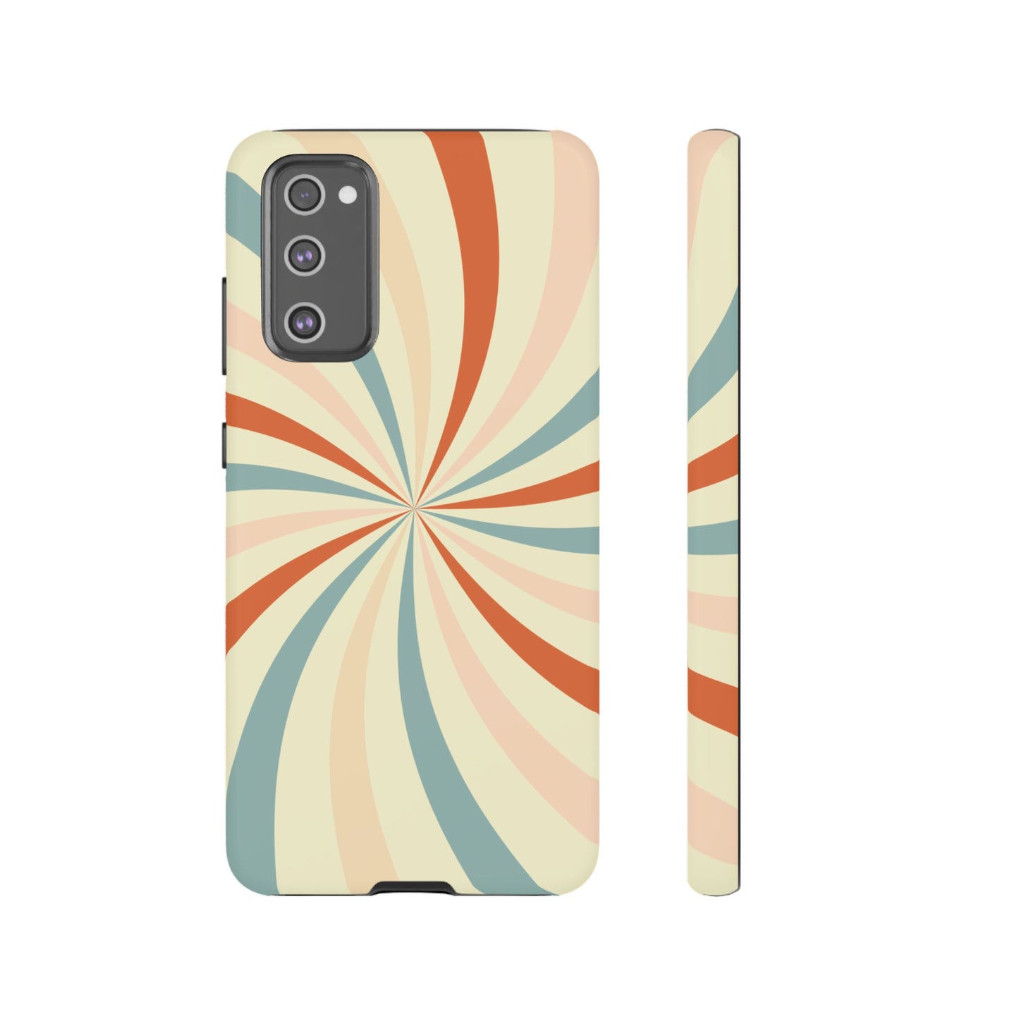 Retro Swirl Samsung Galaxy Case – Durable, Vintage-Inspired Design with Dual-Layer Protection